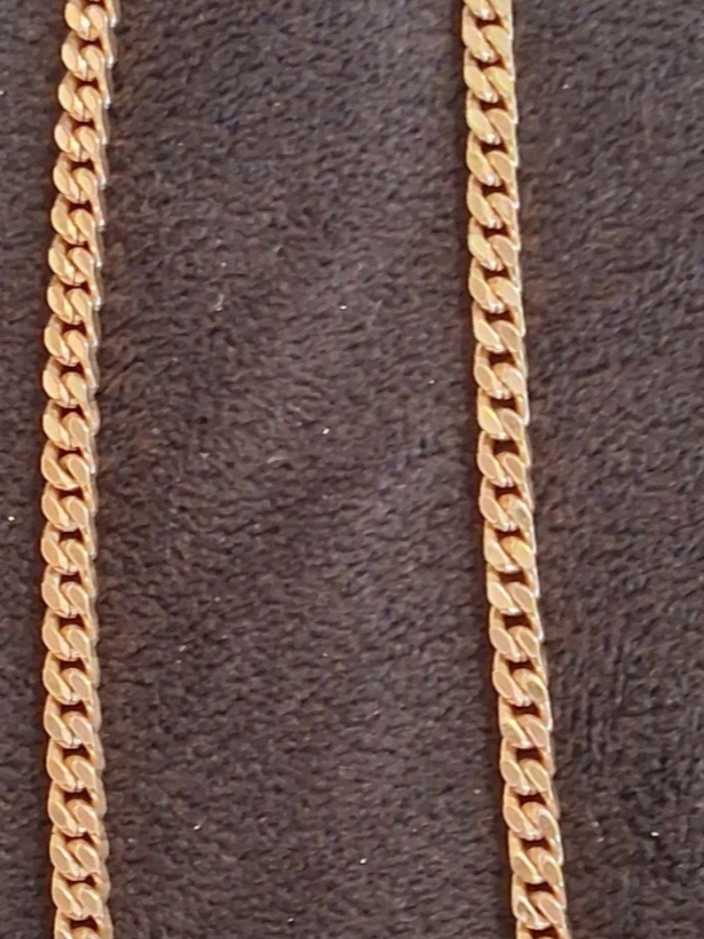 Louis Feraud Polished Gold-Tone Curb Chain Necklace